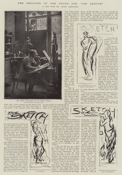 Der Designer des Covers für "The Sketch" von English School