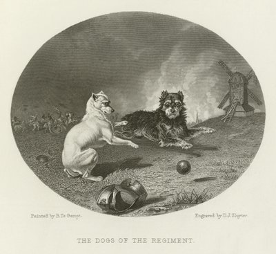 Die Hunde des Regiments von English School
