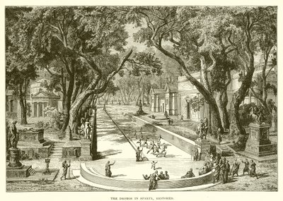 Der Dromos in Sparta, restauriert von English School