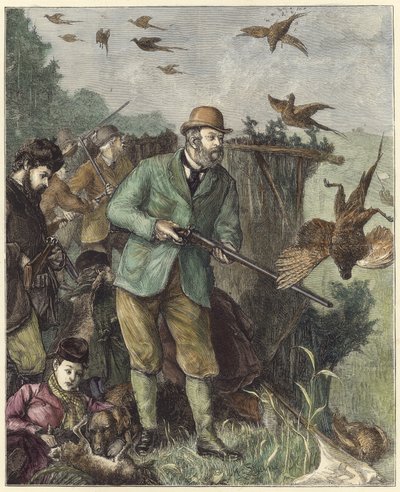 Der Herzog in einer warmen Ecke von English School