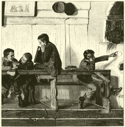 Die Bank der Dummköpfe von English School