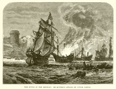 Die Niederländer in der Medway: De Ruyters Angriff auf Schloss Upnor von English School