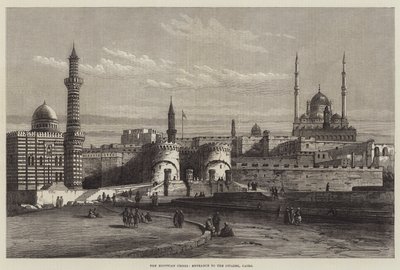 Die ägyptische Krise, Eingang zur Zitadelle, Kairo von English School