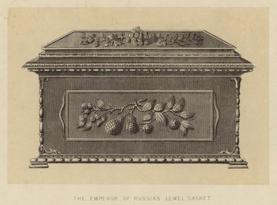 Das Juwelenkästchen des Kaisers von Russland (Lithografie) von English School