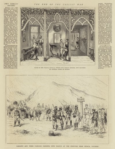 Das Ende des Karlistenkrieges von English School