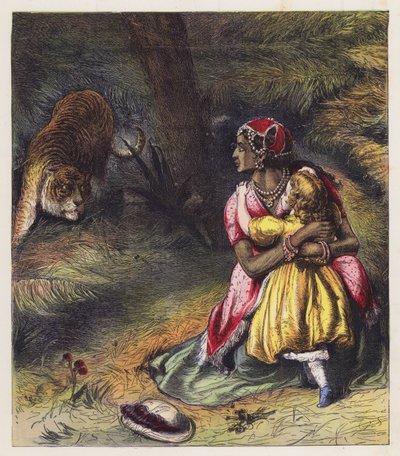 Das englische Mädchen und ihre Ayah von English School