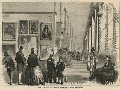 Die Ausstellung nationaler Porträts in South Kensington von English School