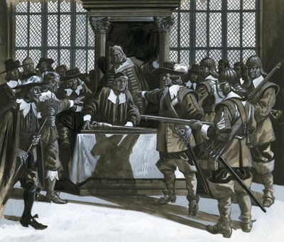 Der Bauer, der England regierte, König Oliver der Erste von English School