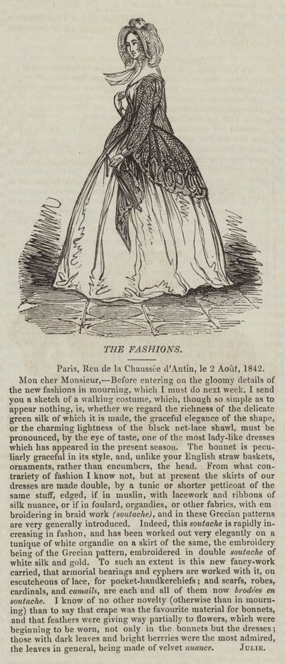 Die Moden (Gravur) von English School