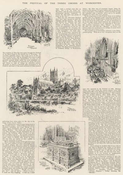 Das Festival der drei Chöre in Worcester von English School