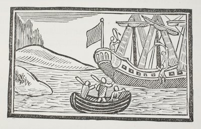 Die Auslandsreisen von Sir John Mandeville, Illustration aus Chap-books des achtzehnten Jahrhunderts von John Ashton, veröffentlicht 1882 von English School