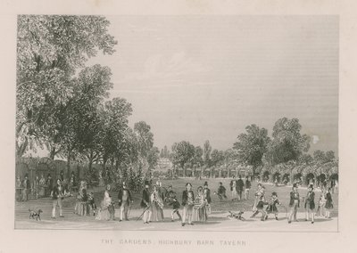 Die Gärten des Highbury Barn Tavern von English School