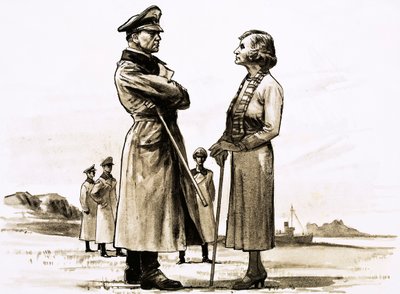 Die Deutschen, die die Kanalinseln besetzten, trafen auf eine formidable Gegnerin in der Dame von Sark von English School