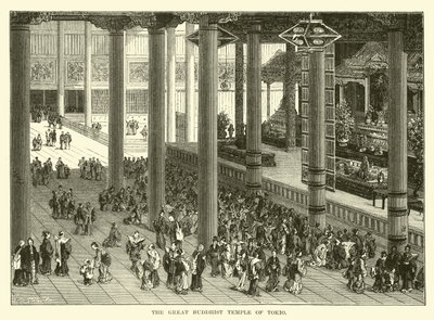 Der große buddhistische Tempel von Tokio von English School