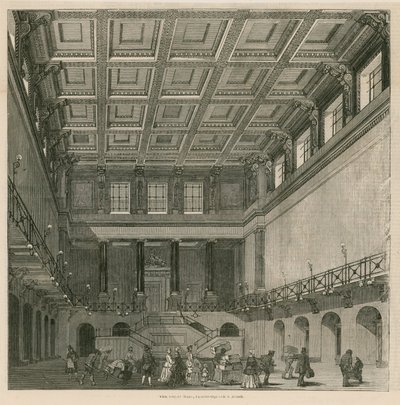 Die Große Halle, Euston Square Bahnhof, London von English School