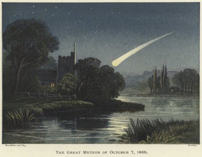 Der Große Meteor vom 7. Oktober 1868 von English School