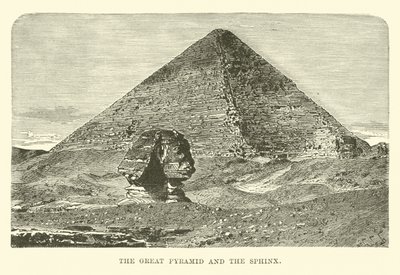 Die große Pyramide und die Sphinx von English School