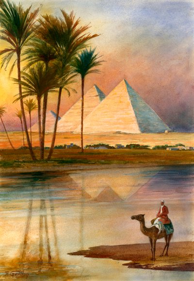 Die Große Pyramide von Gizeh von English School