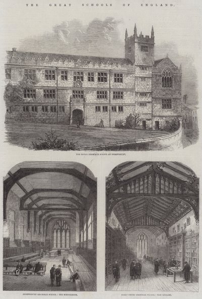 Die großen Schulen Englands (Stich) von English School