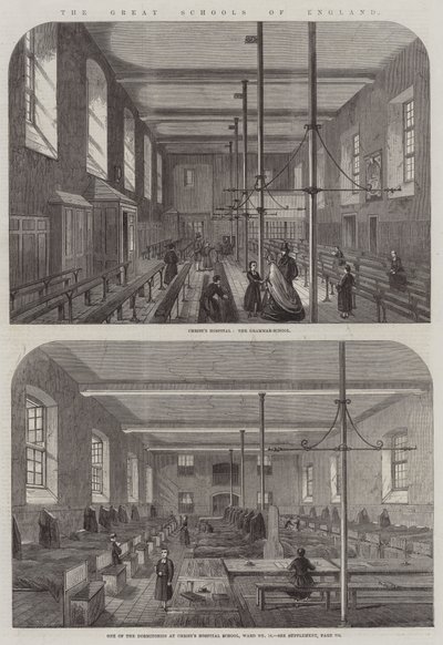 Die großen Schulen Englands (Stich) von English School