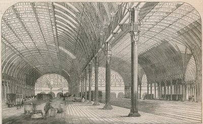 Das neue Terminal der Great Western Railway in Paddington von English School