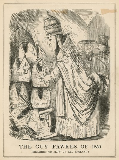 Der Guy Fawkes von 1850 von English School
