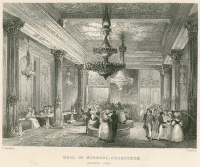 Der Spiegelsaal, Kolosseum, Regents Park, London von English School