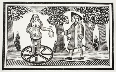 Die Geschichte von Fortunatus, Illustration aus Chap-books of the Eighteenth Century von John Ashton, veröffentlicht 1882 von English School