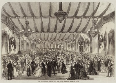Ball der Honourable Artillery Company für den Prinzen und die Prinzessin von Wales von English School