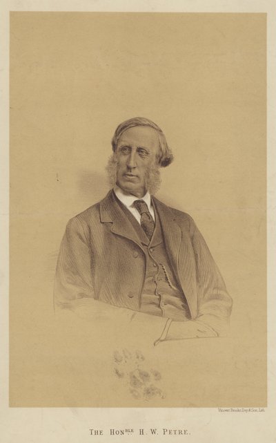 Der Ehrenwerte H. W. Petre von English School