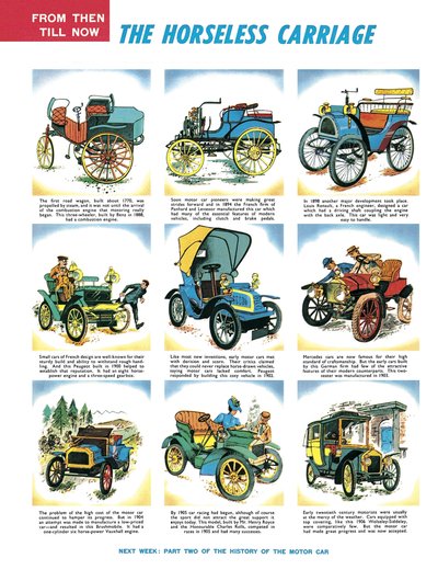 Das pferdelose Gefährt, eine Geschichte des Autos von English School
