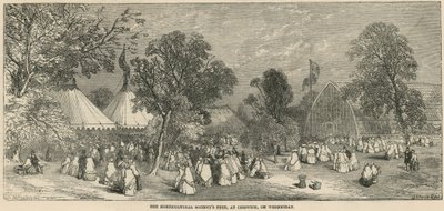 Das Fest der Gartenbaugesellschaft in Chiswick von English School