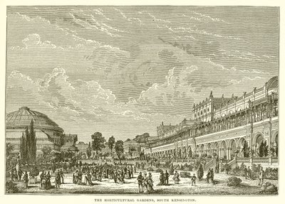 Die Gartenbauausstellung, South Kensington von English School