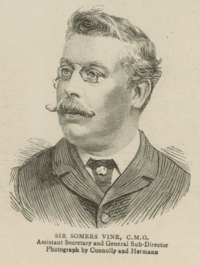 Das Imperial Institute: Sir Somers Vine, stellvertretender Sekretär und Generalunterdirektor von English School