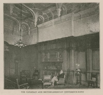 Das Imperial Institute: Der kanadische und britisch-amerikanische Konferenzraum von English School
