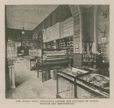 Das Imperial Institute: Der Ceylon-Raum von English School