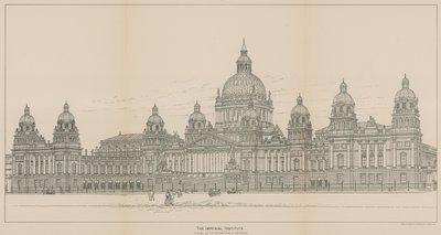 Das Imperial Institute, Entwurf von T N Deane und T M Deane von English School