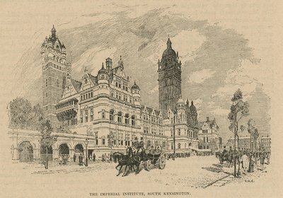 Das Imperial Institute des Vereinigten Königreichs, der Kolonien und Indiens, South Kensington, London von English School