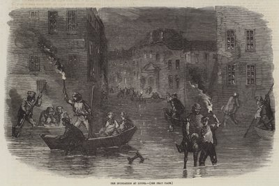 Die Überschwemmung in Lyon von English School