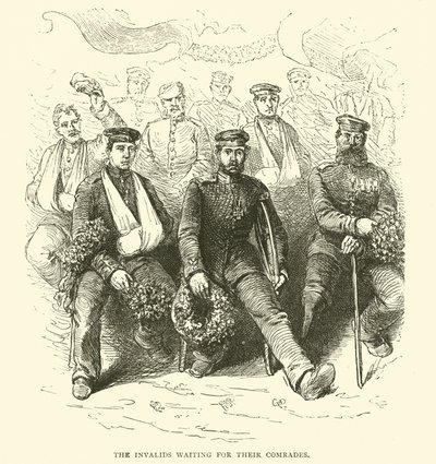 Die Invaliden warten auf ihre Kameraden, 1871-2 von English School
