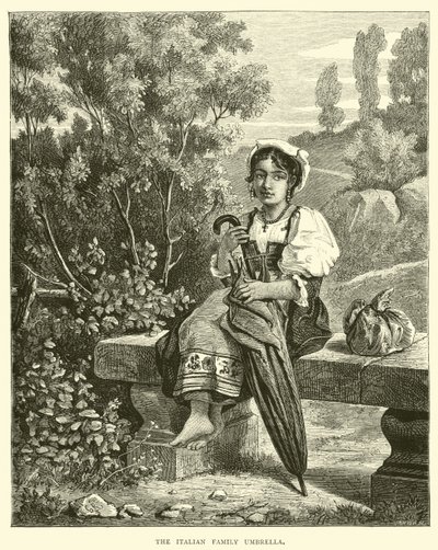 Der italienische Familienregenschirm von English School