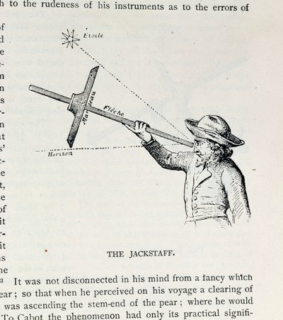 Der Jackstaff, aus The Narrative and Critical History of America, herausgegeben von Justin Winsor, London, 1886 von English School