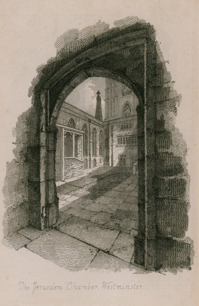 Das Jerusalem Zimmer, Westminster Abbey, London von English School