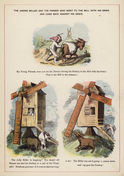 Der scherzende Müller und der Bauer von English School