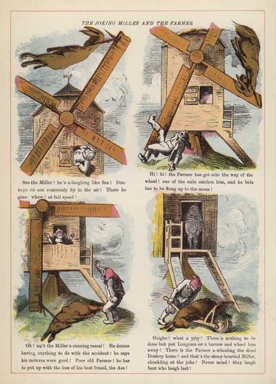 Der scherzende Müller und der Bauer von English School