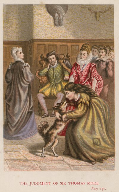 Das Urteil von Sir Thomas More von English School