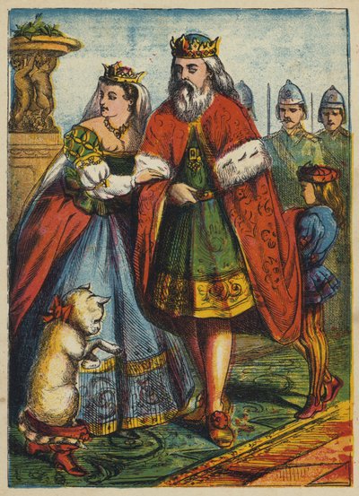 Der König und die Prinzessin besuchen den Marquis von English School