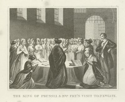 Der König von Preußen und Mrs. Frys Besuch in Newgate von English School