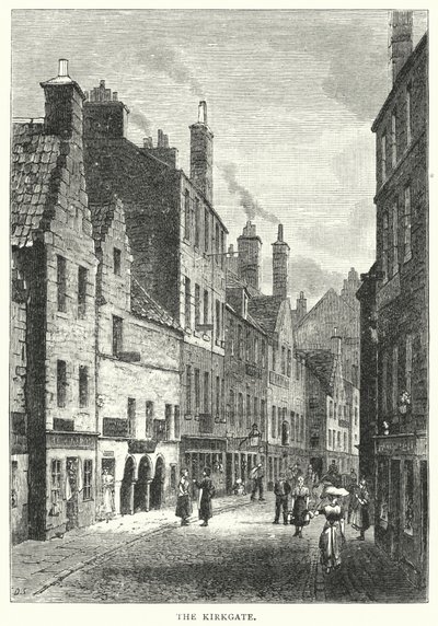 Die Kirkgate (Stich) von English School