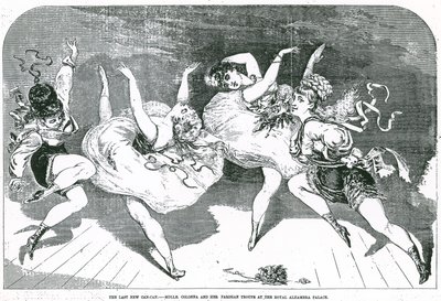 Der letzte neue Can-Can - Mademoiselle Colonna und ihre Pariser Truppe im Royal Alhambra Palace von English School